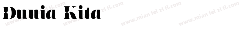 Dunia Kita字体转换
